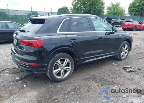 2020 Audi Q3 Premium 45 Tfsi S Line Quattro Tiptronic from USA, damaged, VIN WA1DECF31L1064787
